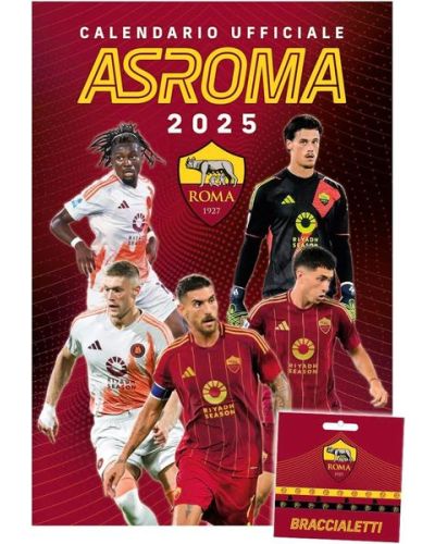 Calendario Roma 2025 - Verticale + Set braccialetti