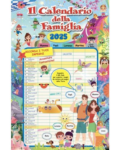 Il calendario della famiglia