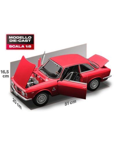 Costruisci Alfa Romeo Giulia Sprint GTA in scala 1:8