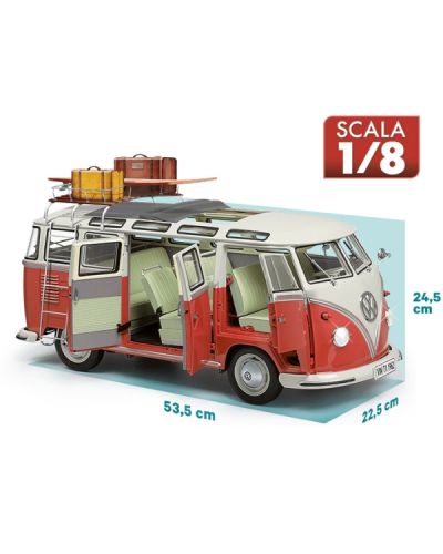 Costruisci il Volkswagen T1 Bulli in scala 1:8