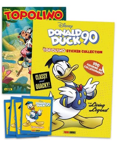 Disney Topolino presenta Album figurine Donald Duck 90