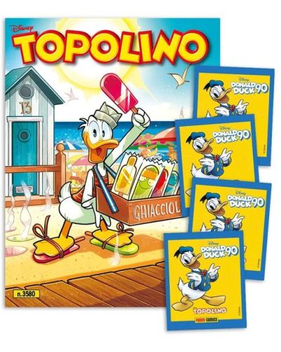 Disney Topolino presenta Album figurine Donald Duck 90