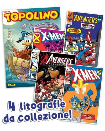 Disney Topolino presenta Le litografie Super Eroi Marvel