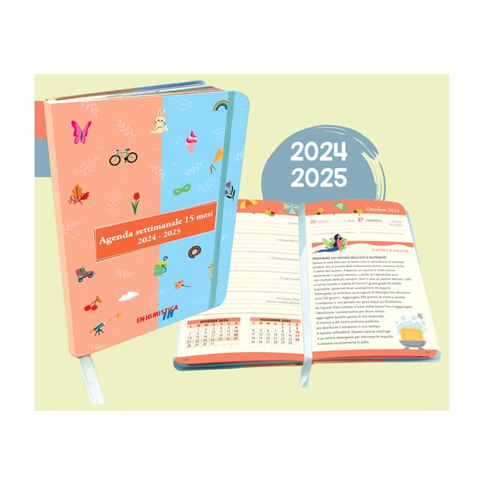 Agenda Settimanale 18 Mesi 2024-2025, Agenda 2024-2025