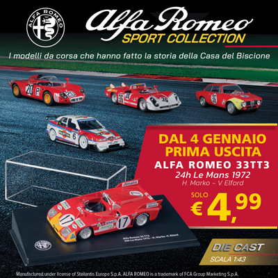 Alfa Romeo Sport Collection in scala 1:43