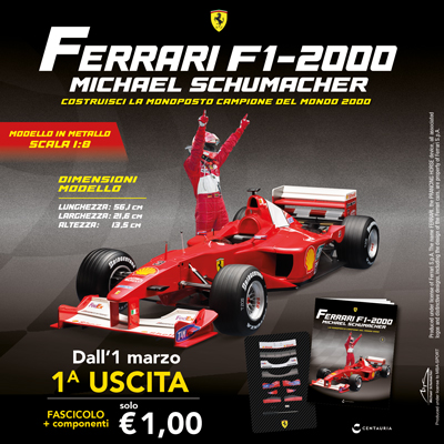 Costruisci la Ferrari F1-2000 - Michael Schumacher